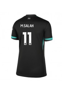 Liverpool Mohamed Salah #11 Voetbaltruitje Uit tenue Dames 2024-25 Korte Mouw